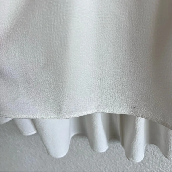 Tibi Savanna Crepe Long Sleeve Peplum Top - Picture 7 of 14